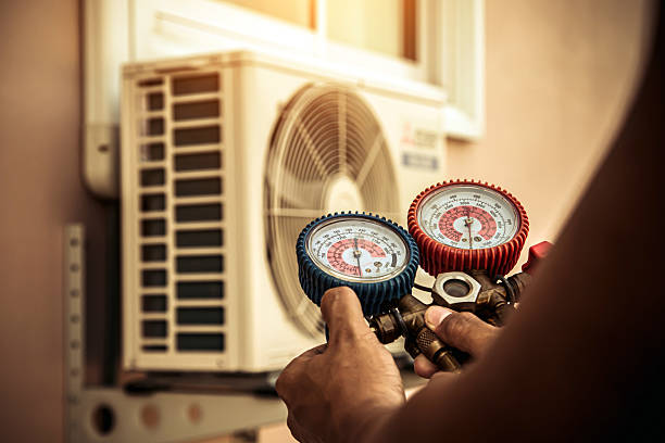 Professional Heat Pump Repair technician working in Wadley, GA